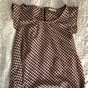 Tank blouse with cute heart print